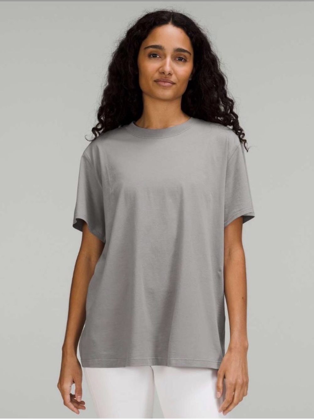 Lululemon All Yours Cotton T-Shirt
Gull Grey Size 4
